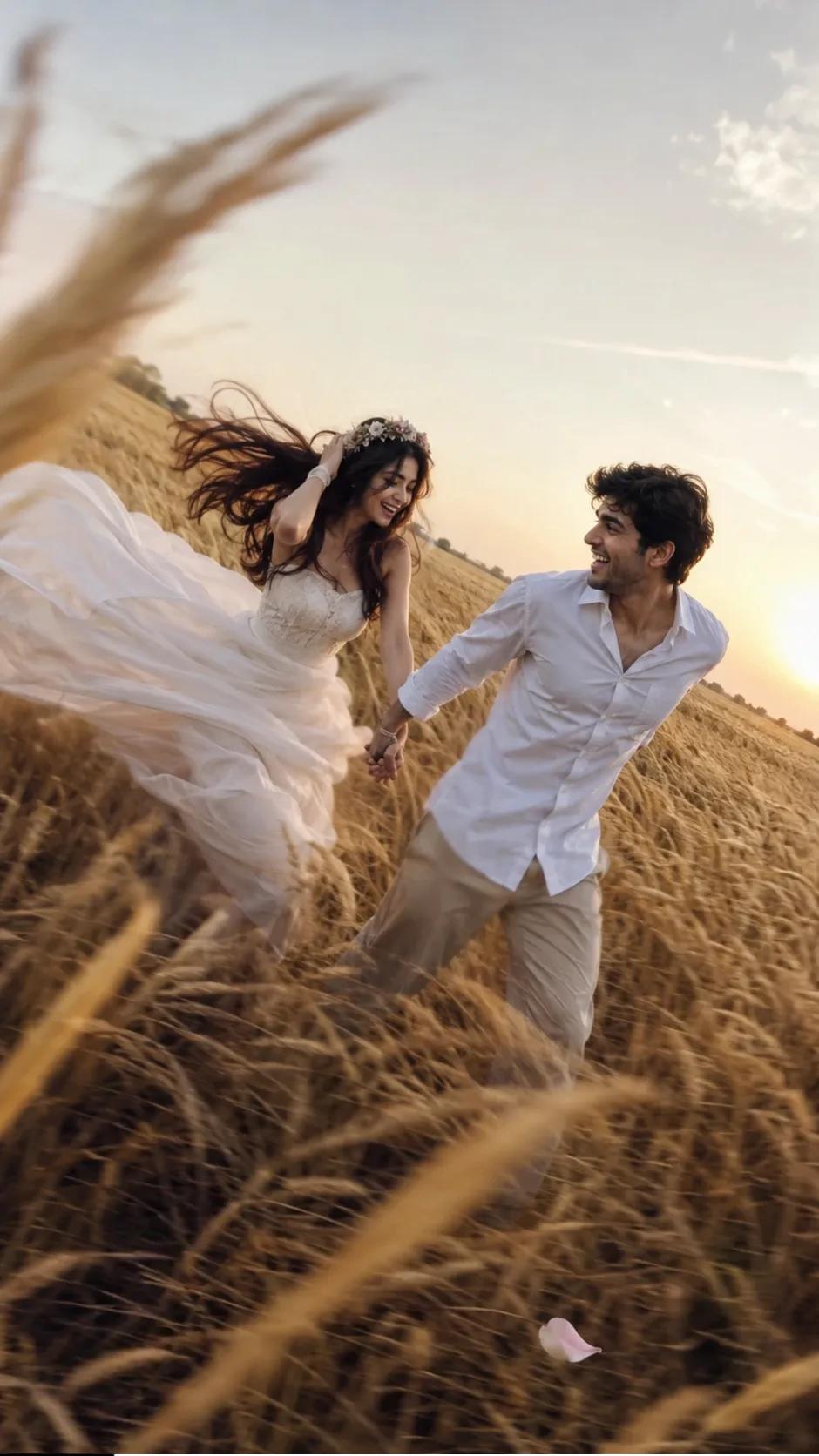 Accidental Pre-Wedding Photo AI Prompt | Cinematic Candid Couple Photography